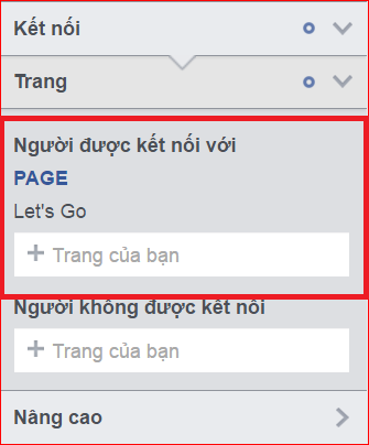 Kết nối trang web của bạn vào đây